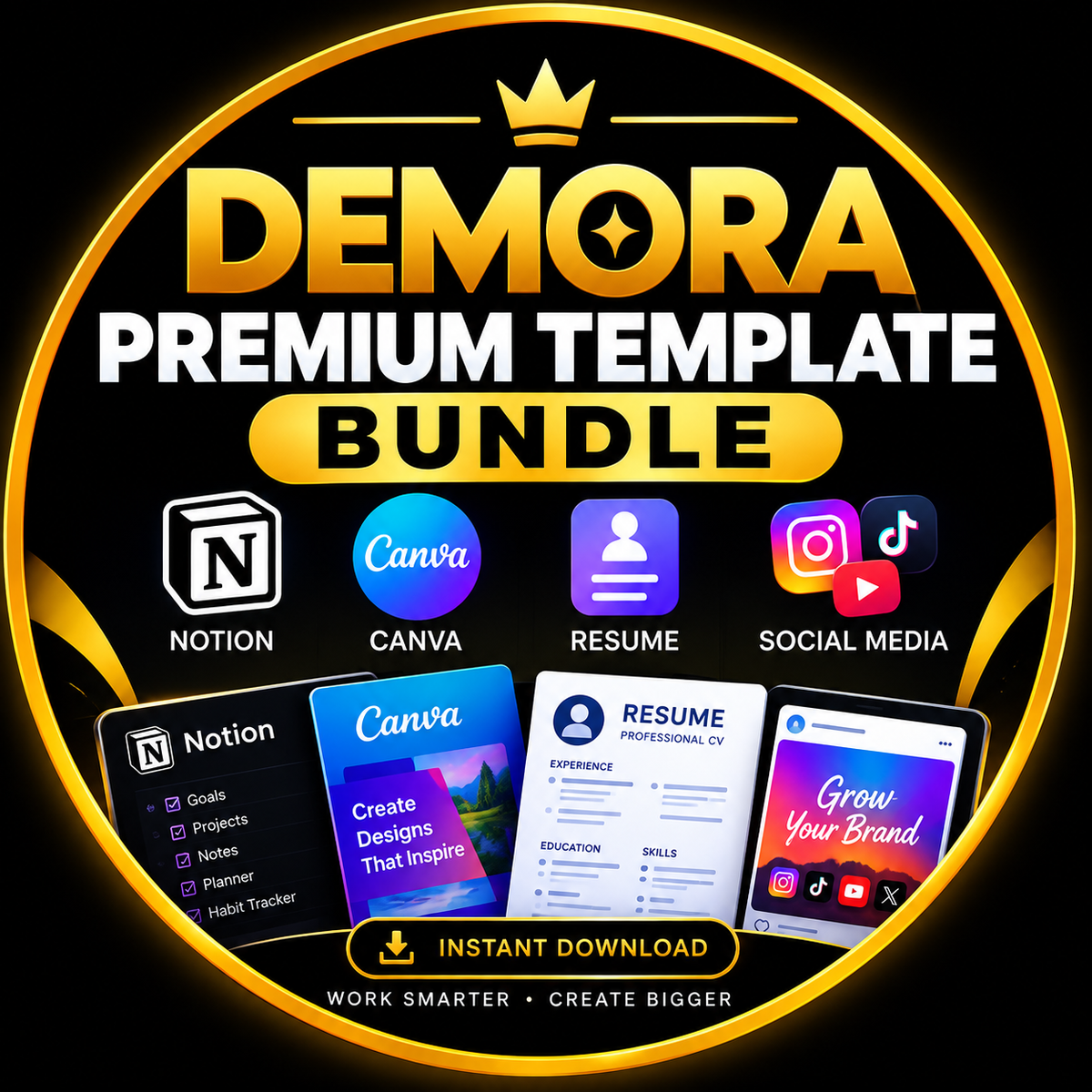 DEMORA Premium Template Bundle